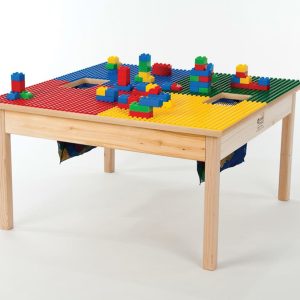 Activity table with building blocks