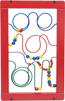 Kids activity wall panel